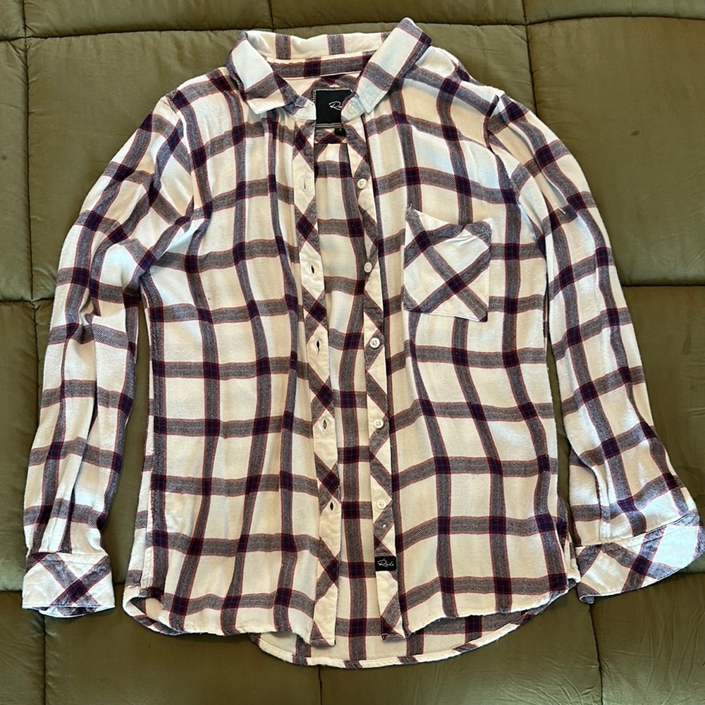 Rails red white and blue Button Down Shirt
